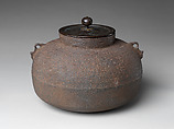 Tenmyō Kettle, Named “Taya Itome”, Cast iron, Japan